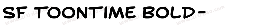 SF Toontime Bold字体转换